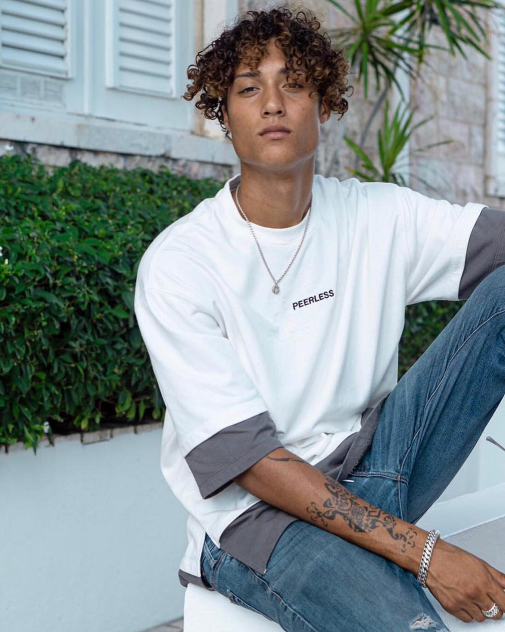 Peerless contrast tee