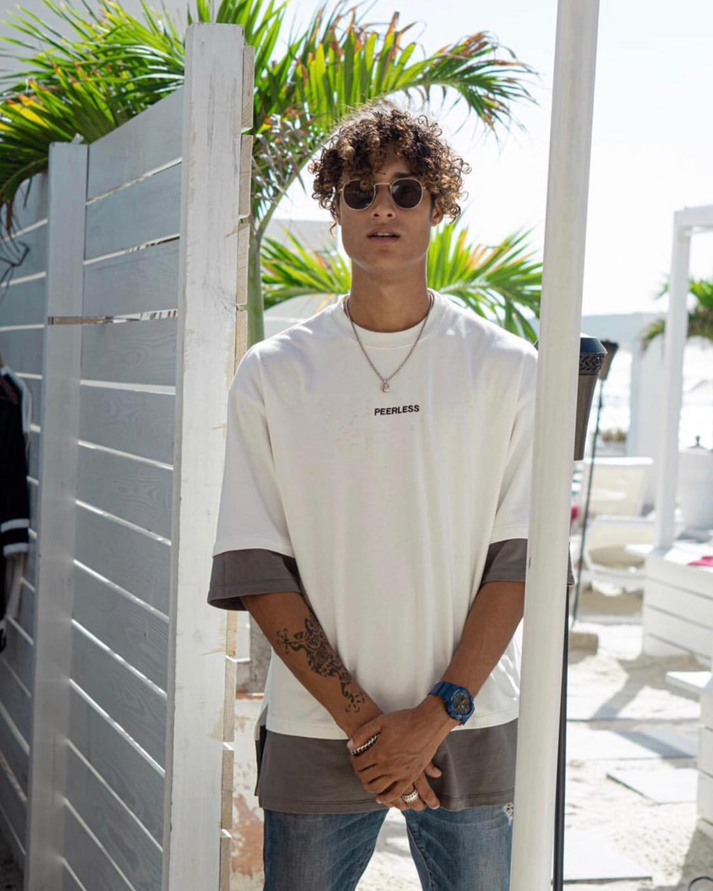 Peerless contrast tee