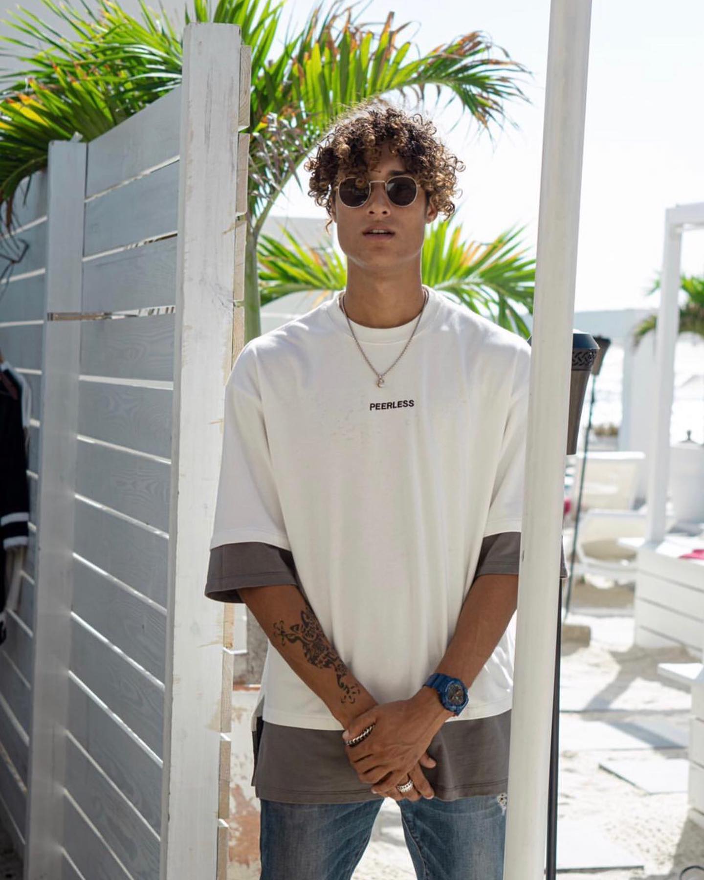 Peerless contrast tee