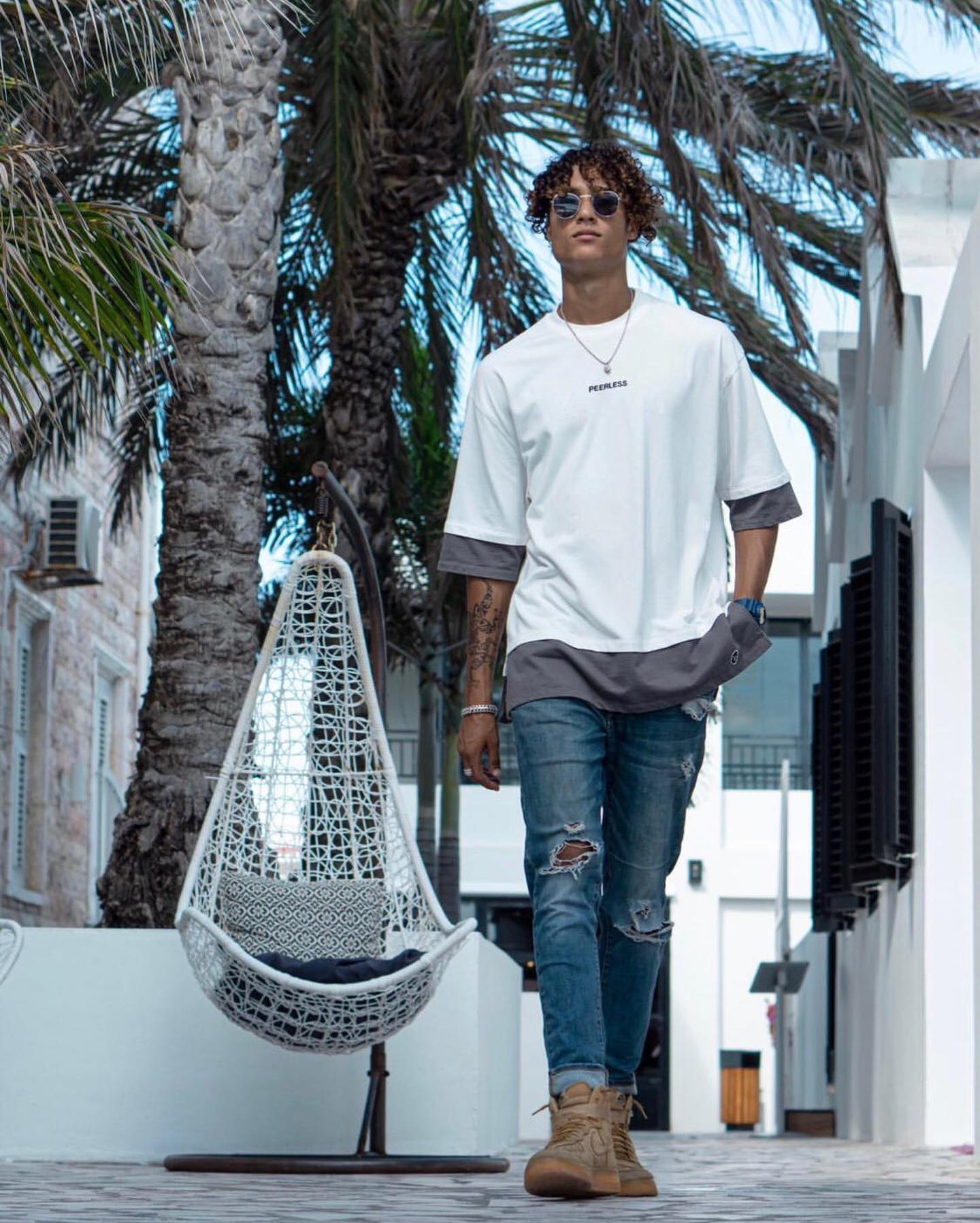 Peerless contrast tee